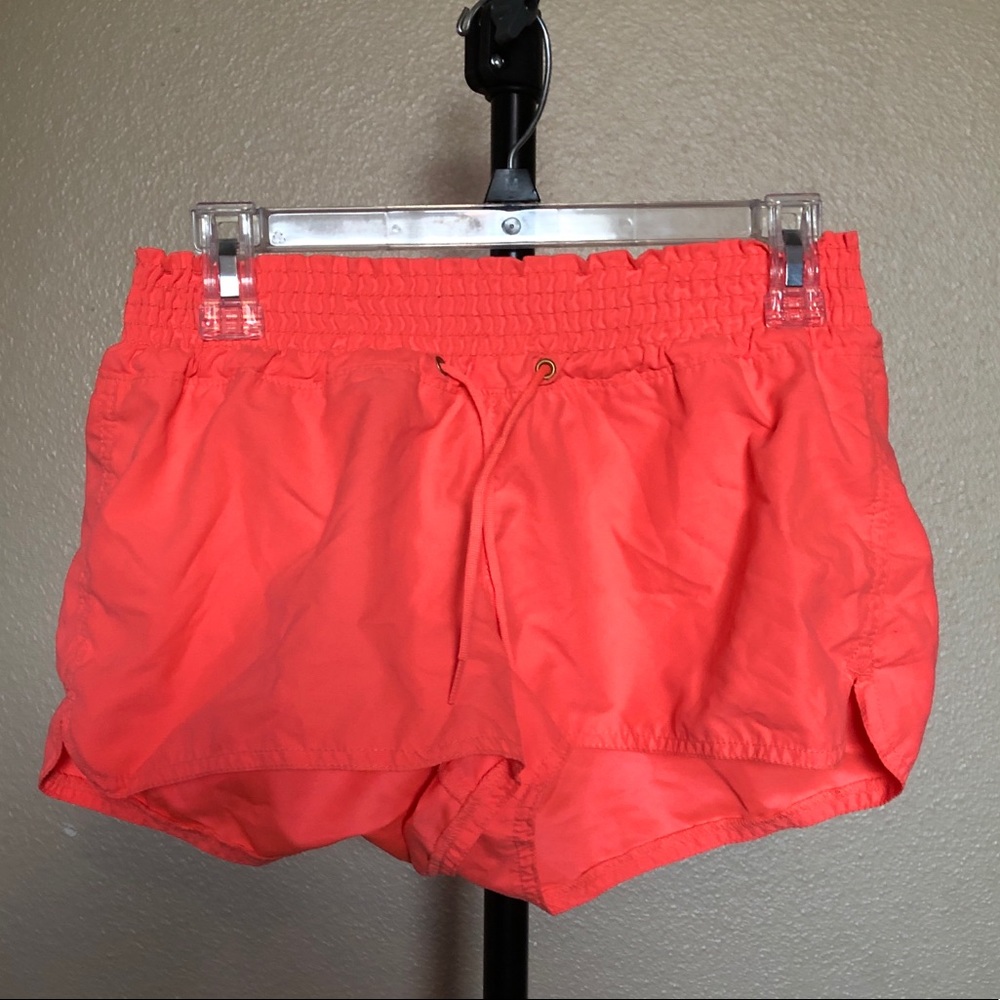 Old Navy Neon Coral Board Shorts for Swimming